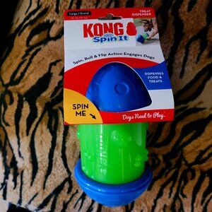 Kong Dog Spin It Treat Dispenser large New!